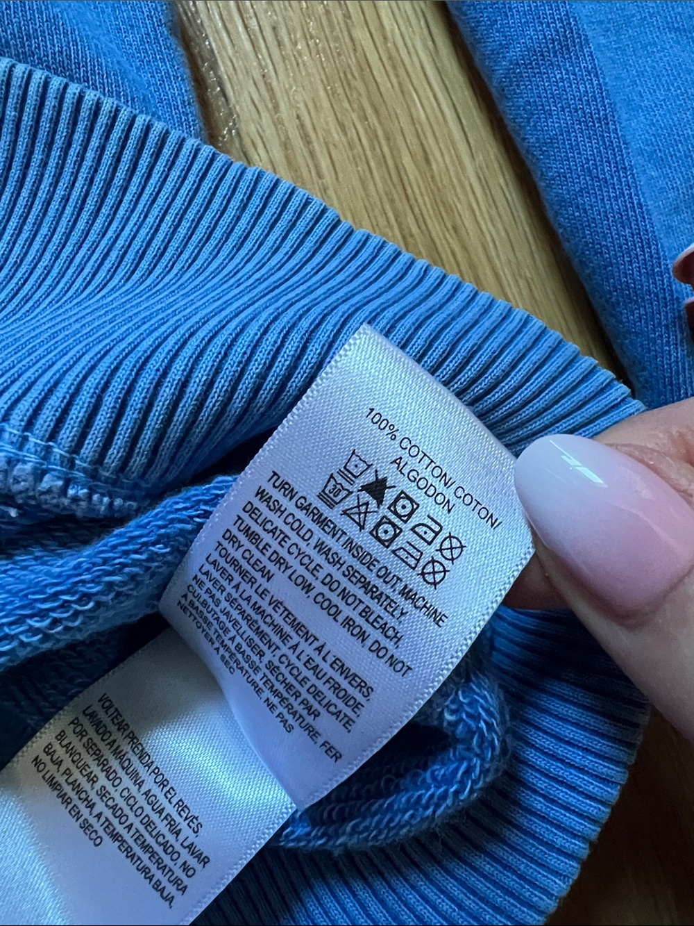 Lucky Brand Lake Tahoe California Blue Crewneck Sweatshirt M - Picture 5 of 11